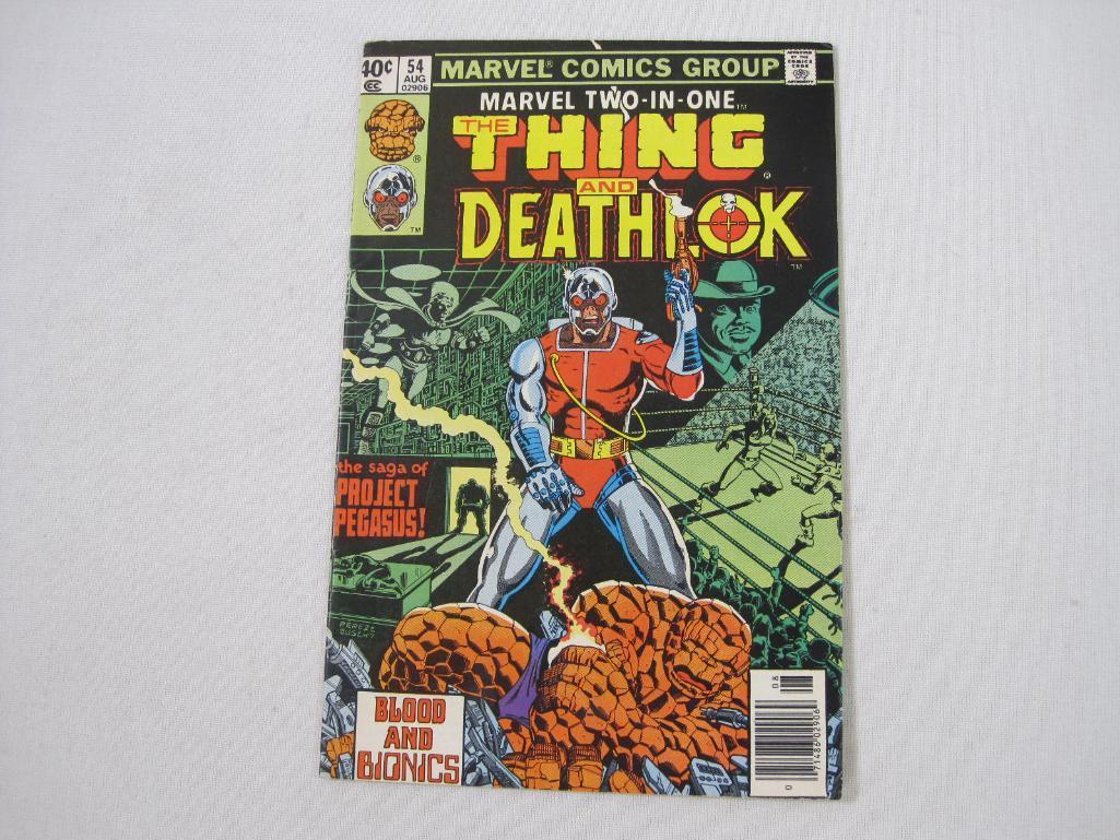 Two Marvel Two in One Comics Featuring The Thing by Marvel Comics Group, Includes Marvel Two in One