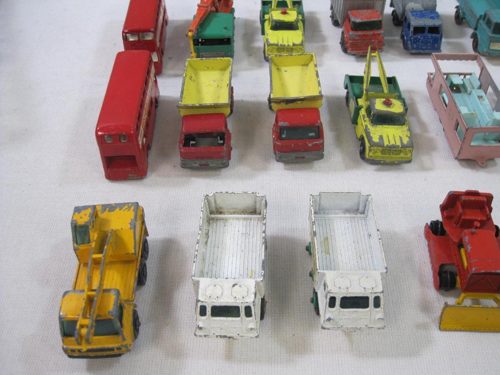 Official Matchbox Case, Holds 24 Models, 1969 Fred Bronner Corp., with 26 Die Cast Cars including