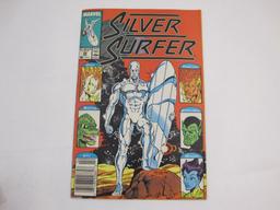 Five Marvel Comics including The Sensational She-Hulk No. 50, Cloak and Dagger No. 3, Silver Surfer