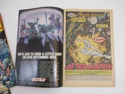 Five Marvel Comics including The Sensational She-Hulk No. 50, Cloak and Dagger No. 3, Silver Surfer