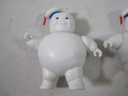 Three Stay Puft Marshmallow Man Figurines by Hasbro 2021, See Photos for Condition, 6oz