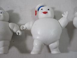 Three Stay Puft Marshmallow Man Figurines by Hasbro 2021, See Photos for Condition, 6oz