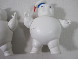Three Stay Puft Marshmallow Man Figurines by Hasbro 2021, See Photos for Condition, 6oz