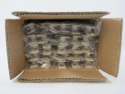 ClutterFree 50 Piece Skirt/Pant Hanger Clips, Ivory, New in Package