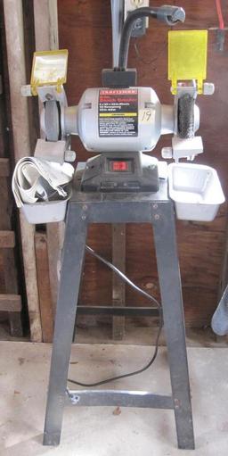 Sears Craftsman 6 Inch Belt Grinder on Stand, with Instruction Booklet