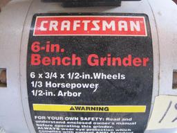 Sears Craftsman 6 Inch Belt Grinder on Stand, with Instruction Booklet