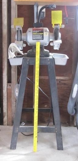 Sears Craftsman 6 Inch Belt Grinder on Stand, with Instruction Booklet