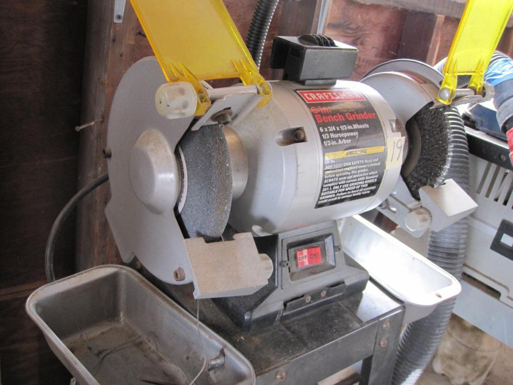 Sears Craftsman 6 Inch Belt Grinder on Stand, with Instruction Booklet