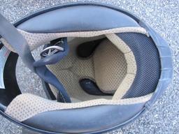 Two DOT Rated Motorcycle Helmets, Includes Nell in Size Extra Large, Bell in Size Small,
