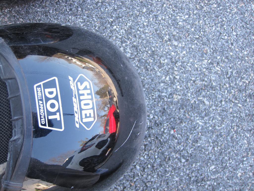 Two DOT Rated Motorcycle Helmets, Includes Nell in Size Extra Large, Bell in Size Small,