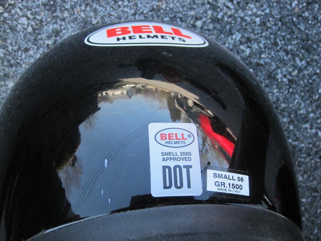 Two DOT Rated Motorcycle Helmets, Includes Nell in Size Extra Large, Bell in Size Small,