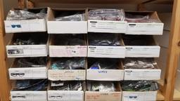 16 Boxes of Assorted Sunglasses and Readers, Mossy Oak, Only, Christian, Literary and more