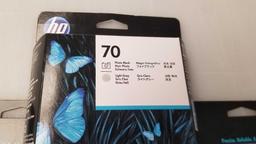 HP Print Cartridges 70, matte black, grey, cyan, photo black, magenta