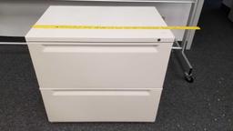 Metal Two Drawer Filing Cabinet