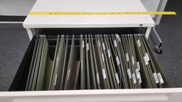 Metal Two Drawer Filing Cabinet