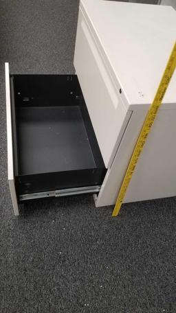 Metal Two Drawer Filing Cabinet
