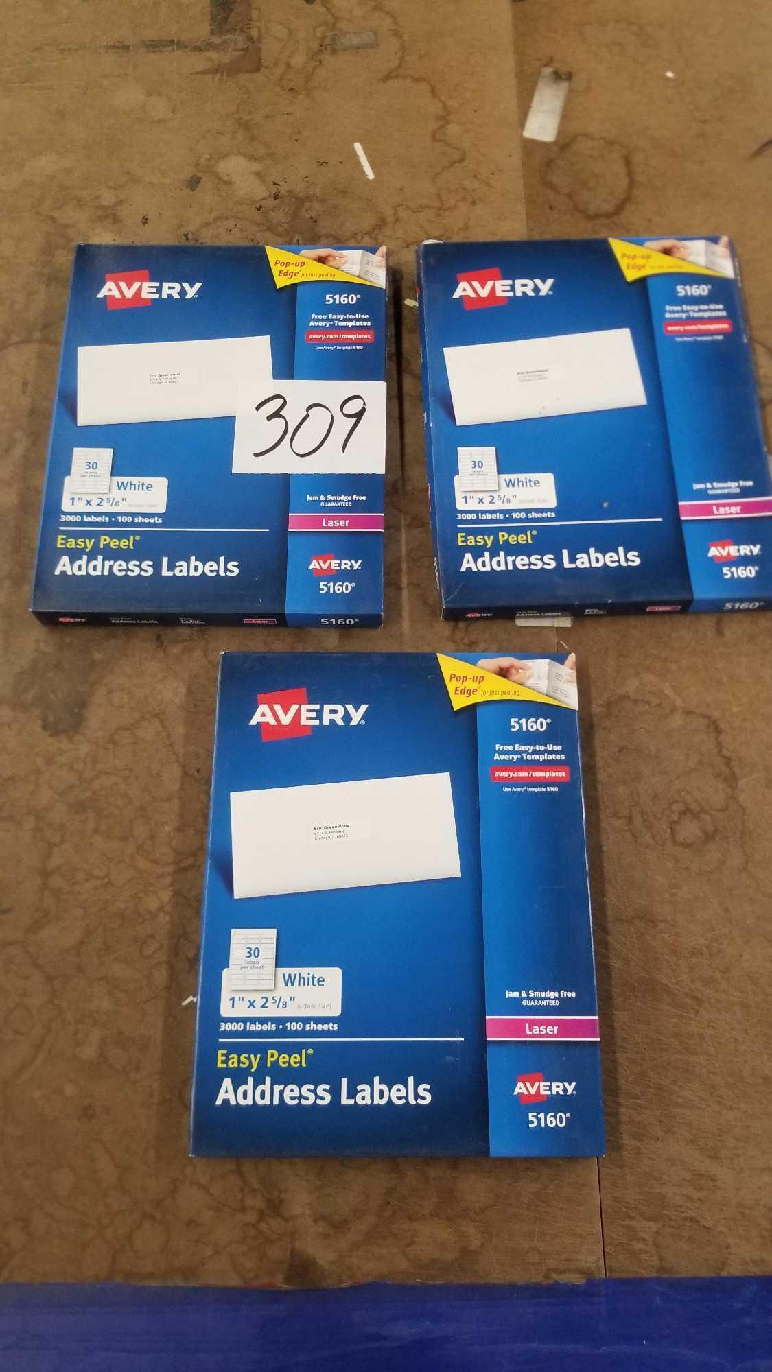 Assorted Avery Labels