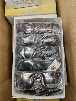 Seventeen Boxes of Polarized Multicolored Lensed Sunglasses from Eyewear