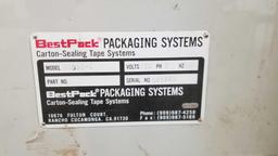 BestPack Brand Package Sealer on Wheels with Extra Taping Head, AS-IS