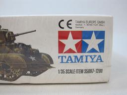 Sealed M5A1 U.S. Light Tank Model Kit, 1/35 Scale, 1977 by Tamiya MM 97, 8oz