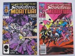 Strikeforce Morituri, Two Marvel Comics, Issues No. 1, 3, Dec, Feb 1986-87, 4 oz