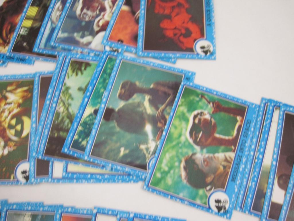 Complete Set of 1982 Topps ET The Extra-Terrestrial Trading Cards, no stickers, 6 oz