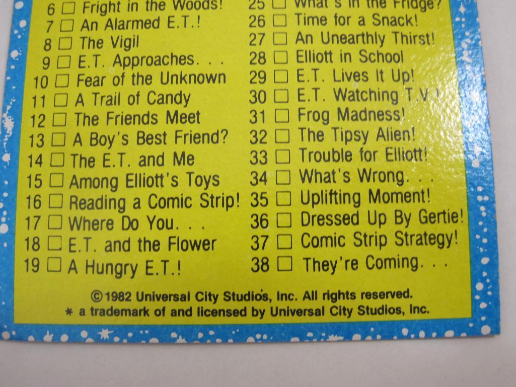 Complete Set of 1982 Topps ET The Extra-Terrestrial Trading Cards, no stickers, 6 oz
