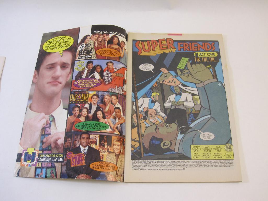 Six Assorted DC Comics including The Batman Adventures No. 25, Robin No. 24, Detective Comics No.