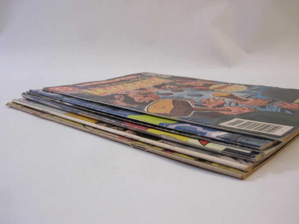 Six Assorted DC Comics including The Batman Adventures No. 25, Robin No. 24, Detective Comics No.