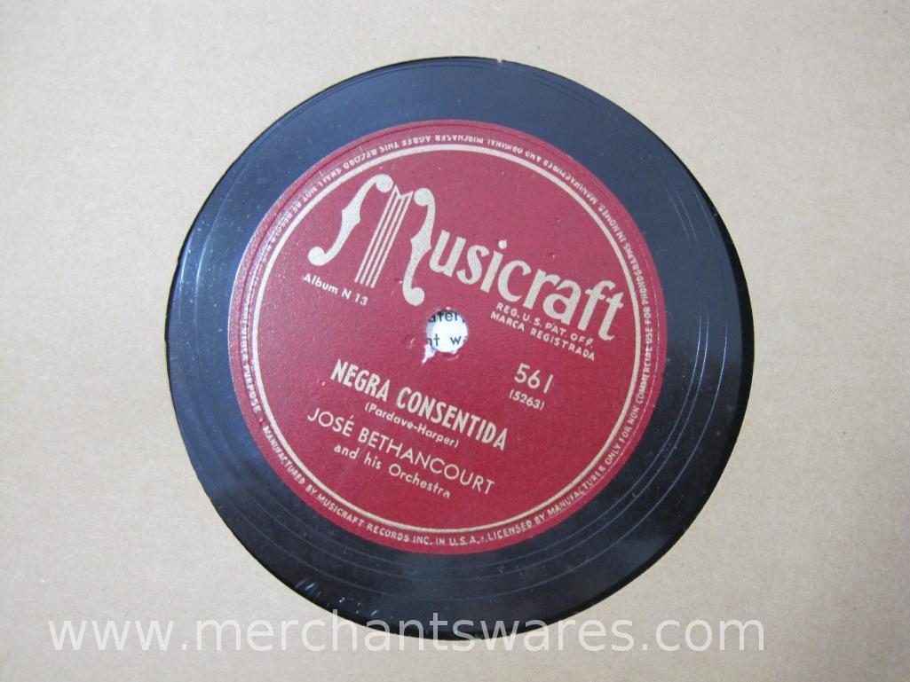 Three Album Binders of 78 RPM Vinyl Records includes Bing Crosby, Gene Autry, Jimmy Dorsey and