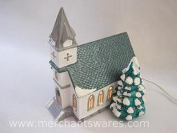 Department 56 Snow Village All Saints Church Lighted Christmas Building, 5 lbs