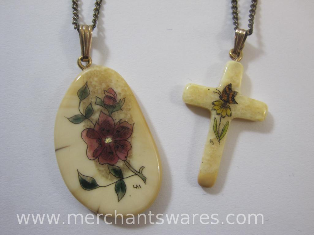 Two Natural Alaskan Pendants