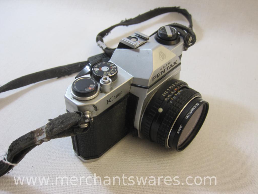 Vintage Asahi Pentax K1000 35mm Camera, 1 lb 13 oz