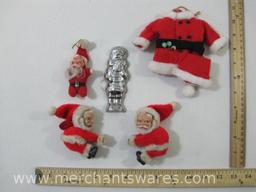 Santa Claus and Santa Suit Ornaments, 4 oz