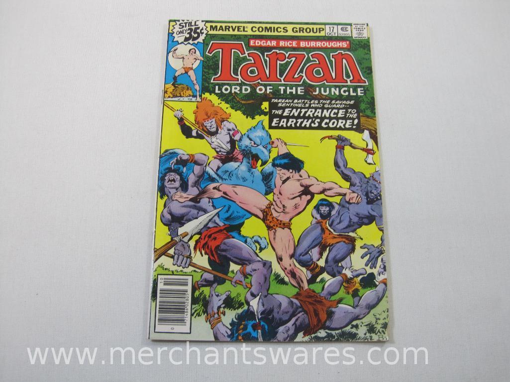 Six Tarzan Comics, Issues No. 13-18, June-Nov 1978, Marvel Comics Group, 10 oz
