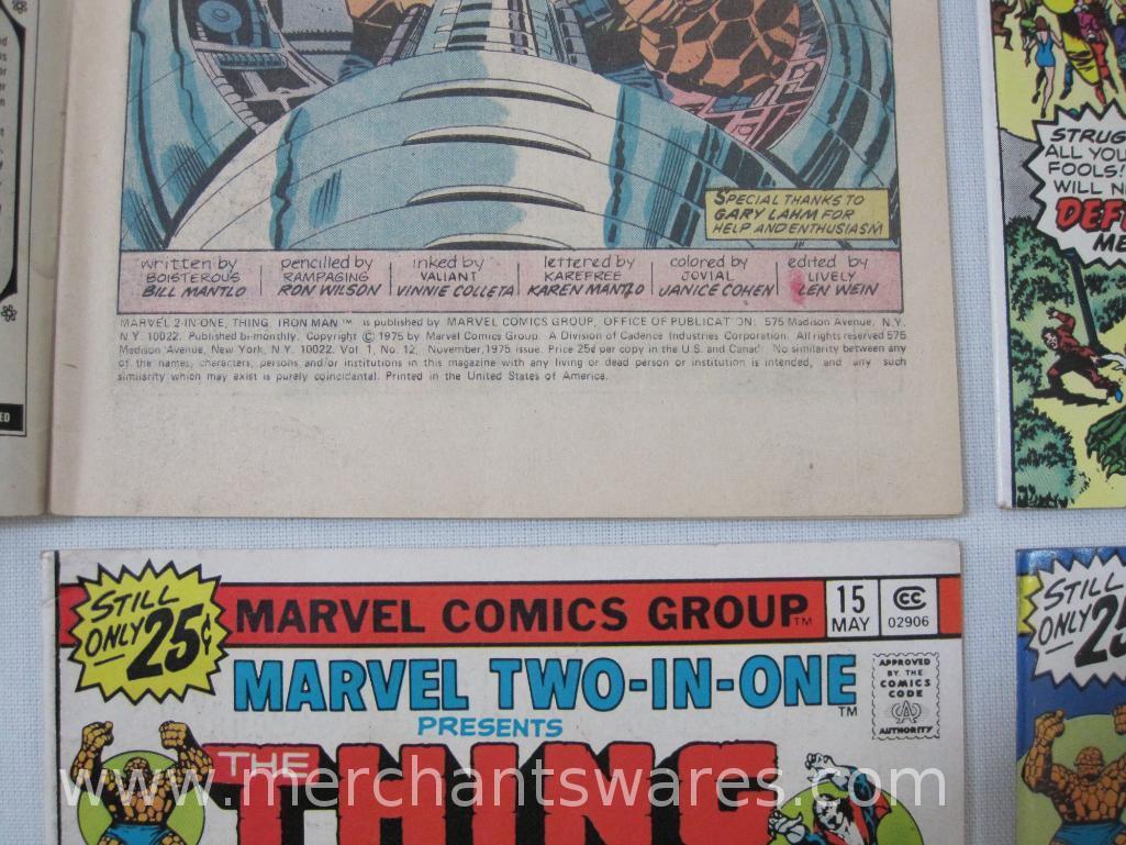 Six Marvel Two-In-One Presents The Thing Comics, No. 12-17, Nov-July 1975-76, Marvel Comics Group,