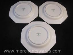 Three Nikko Christmastime...Christmas Tree Dinner Plates, 5lb 6oz