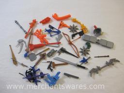 Assorted Teenage Mutant Ninja Turtles Weapons and Accessories, see pictures for included pieces, 5