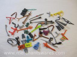 Assorted Teenage Mutant Ninja Turtles Weapons and Accessories, see pictures for included pieces, 5