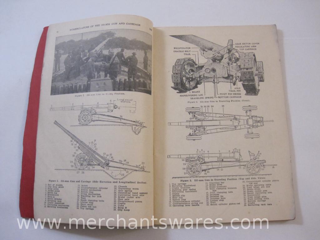 Two Coast Artillery Corps US Army Gunners' Instruction Mobile Seacoast Artillery including 7 Second