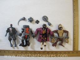 Four Teenage Mutant Ninja Turtles Figures including 2014 Newtralizer, 2014 Monkey Brains Mighty