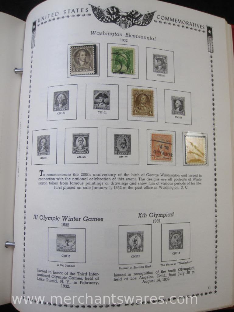 The All American Stamp Album, canceled and unused stamps, see pictures for a sampling of included