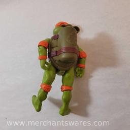 Four Michelangelo Teenage Mutant Ninja Turtles Figures including 2014 Mutations Michelangelo, 2015