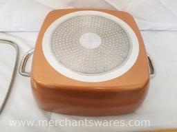 Copper Chef Large Sauce Pan with Lid
