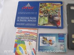 Art Supplies includes Markers, Chalks, Pastels, Paper and more