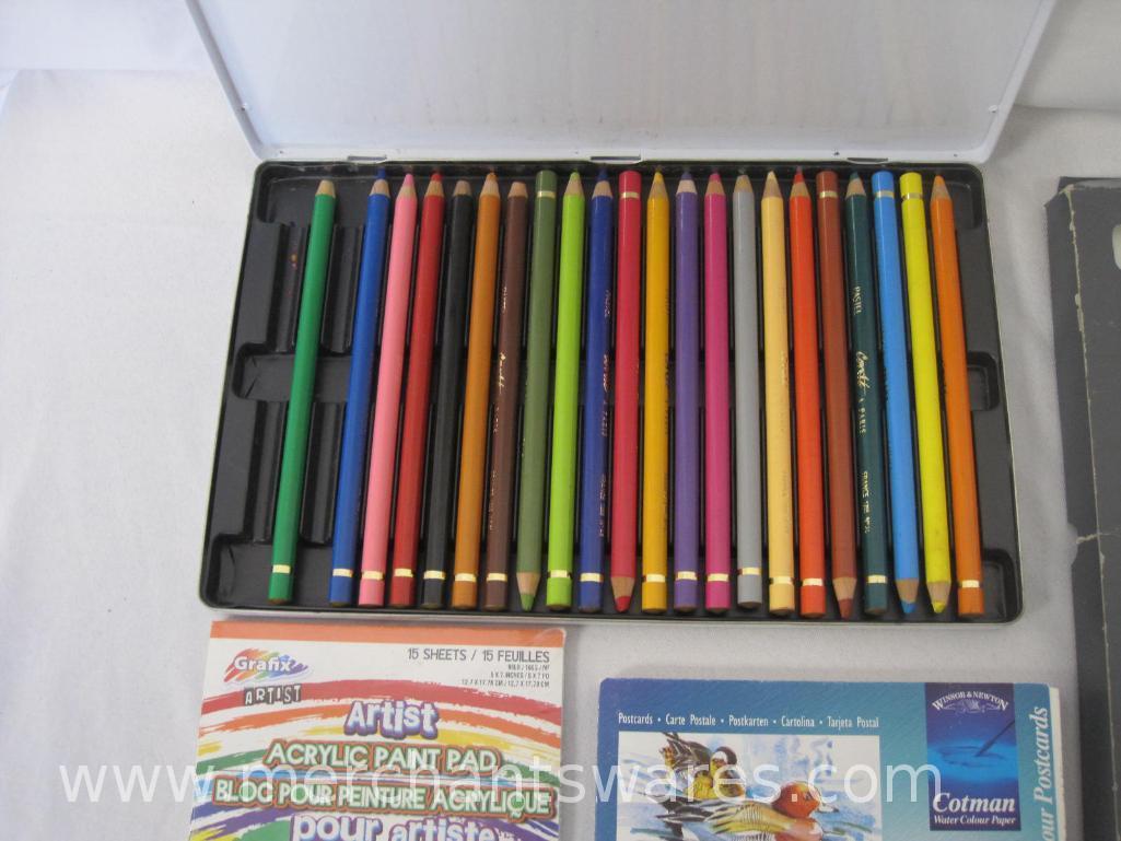 Art Supplies includes Markers, Chalks, Pastels, Paper and more