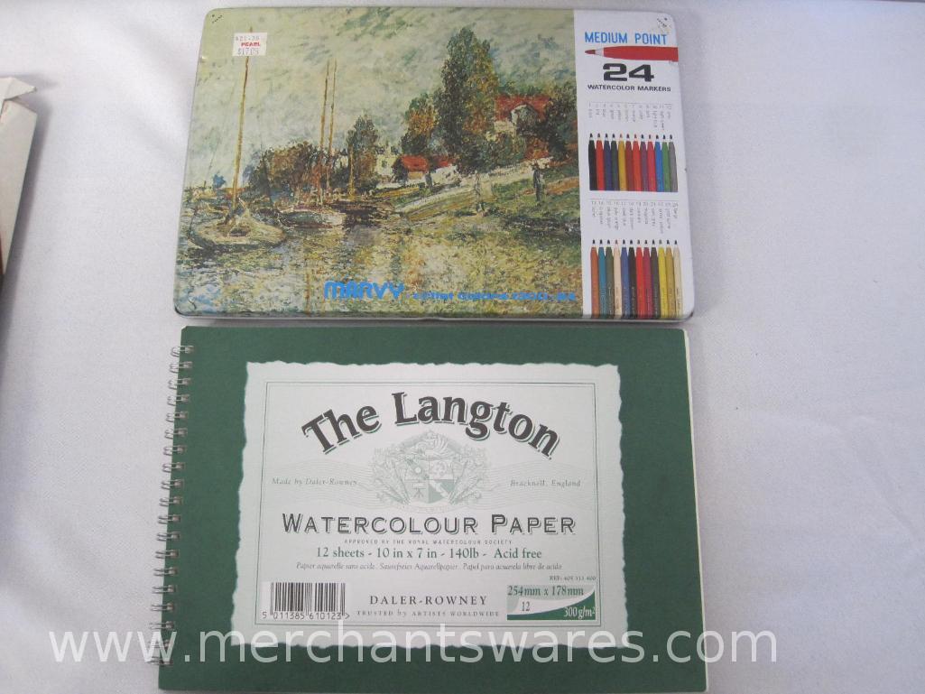 Art Supplies includes Markers, Chalks, Pastels, Paper and more