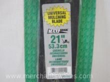 Arnold Mtd Universal Mulching Mower Blade, 21 inch Maxi Edge, in Packaging