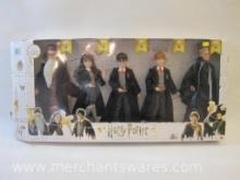 Harry Potter 5 Doll Set including Albus Dumbledore, Hermione Granger, Harry Potter, Ron Weasley, and