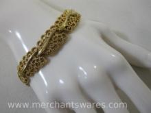 Monet Gold Tone Bracelet